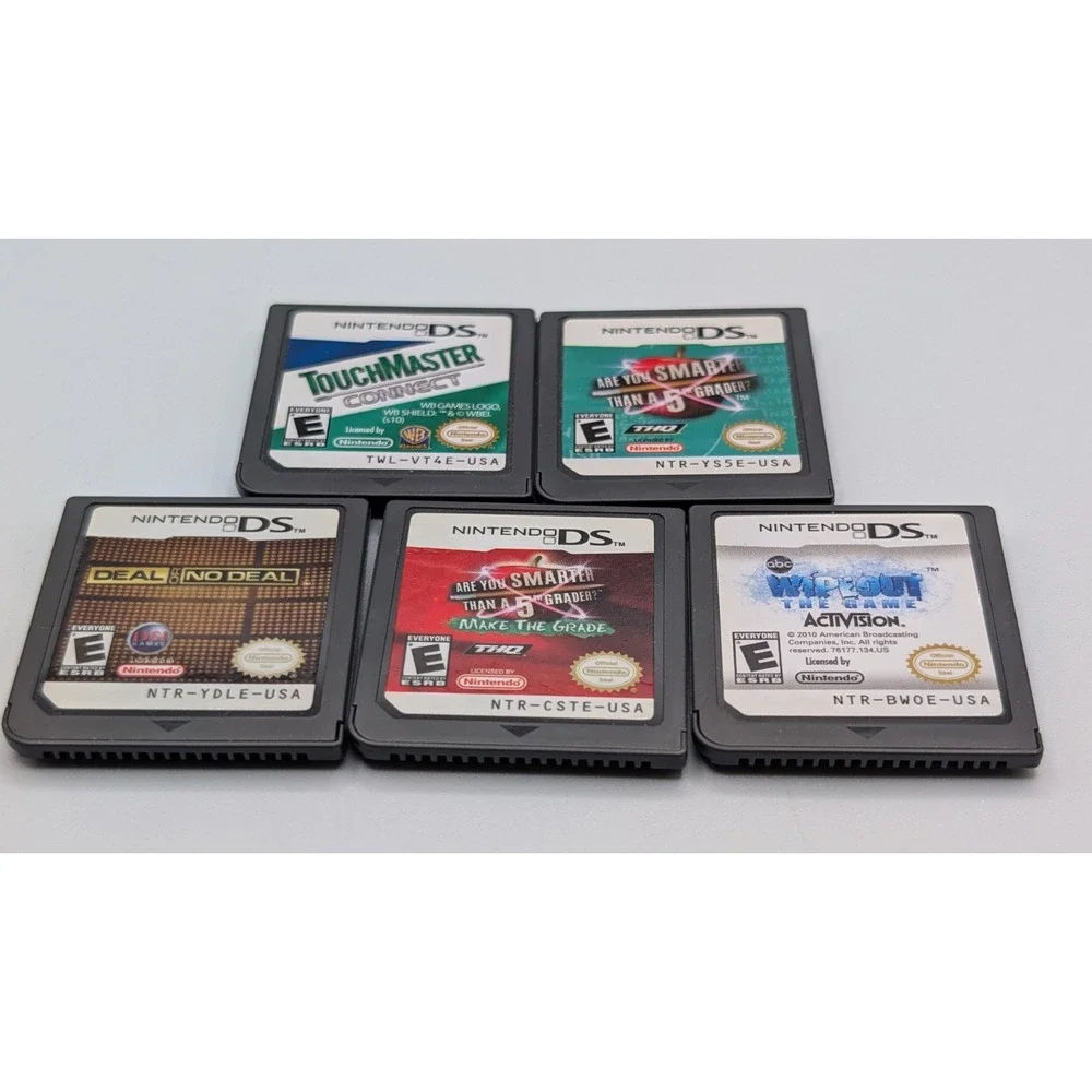 Nintendo DS  Gameshows & More Based Games Mixed Lot of 5 Cartridges Only